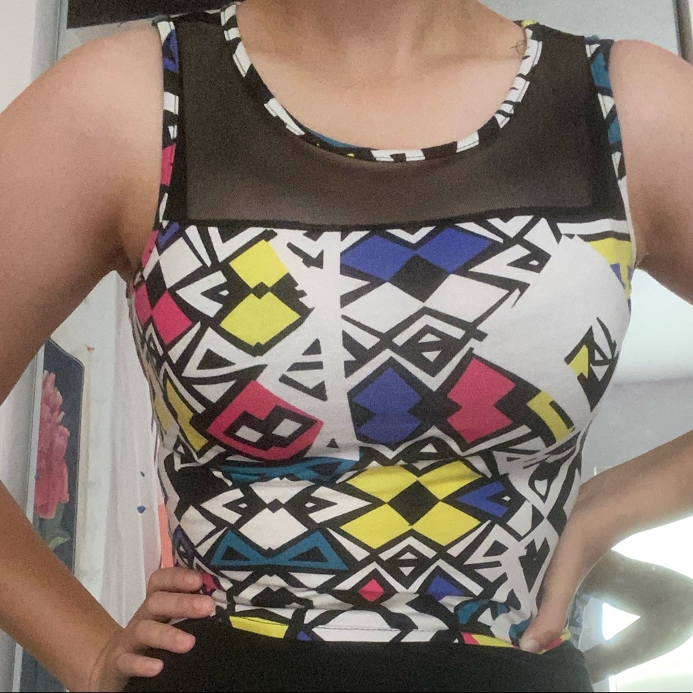 Delia’s Aztec Print Crop Top